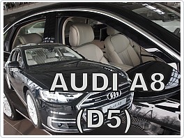 Plexi ofuky oken, deflektory, Audi A8, 2017- přední 