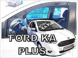 Plexi ofuky oken, deflektory, Ford Ka 2016- přední