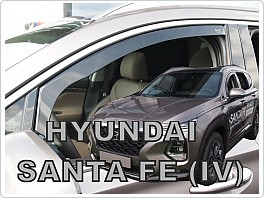 Plexi ofuky oken, deflektory, Hyundai Santa Fe 2018- přední