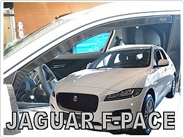 Plexi ofuky oken, deflektory, Jaguar F-Pace 2018- přední