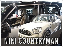 Plexi ofuky oken, deflektory, Mini Countryman 2016- přední + zadní