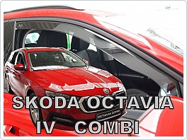 Plexi ofuky oken, deflektory, přední Škoda Octavia IV 2020-,5dv. přední