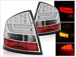 Zadní světla Škoda Octavia 2, 2004-2013, sedan LED BAR chrom LDSK10