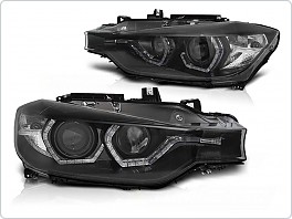 Přední světlomety, světla, lampy BMW F30, F31 2011-2015 LED ANGEL EYES, XENON, BLACK, LPBMM0