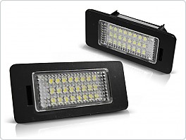 Osvětlení SPZ, LED bílá, Škoda Fabia 2, 2010-2013, bílé