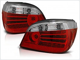 Zadní světla, lampy LED BMW E60, 2003-2007, sedan, čiré, červené LDBM18