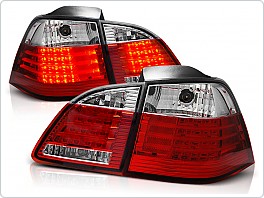 Zadní světla, lampy LED BMW E61, 2004-2007, combi, čiré, červené LDBM33