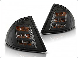 Přední blinkry BMW E46 sedan, touring, 1998-2001, LED černé black KPBM50