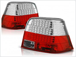 Zadní světla, lampy LED Volkswagen Golf 4, 1998-2003, čiré, červené LDVW31