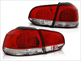 Zadní světla, lampy LED Volkswagen Golf 6, 2009-2012, červené, bílé LDVWB5