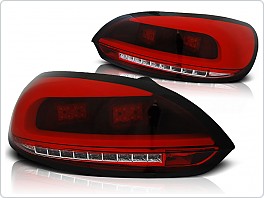 Zadní světla VW Scirocco, 2008- LED BAR NEON, červené, čiré LDVWC1