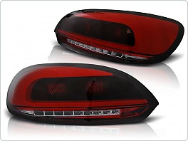 Zadní světla VW Scirocco, 2008- LED BAR NEON, červené, kouřové LDVWC2