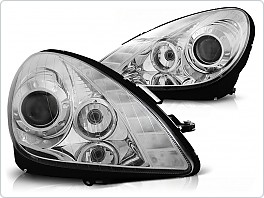 Přední světla Mercedes SLK R171, 2004-2011, LED Daylight, chrom