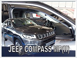 Plexi ofuky oken, deflektory JEEP Compass MP II, 2017-, 5dv., pouze přední