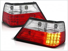 Zadní světla, lampy LED Mercedes W124, E-class, 1985-1998, čiré, červené LDME02