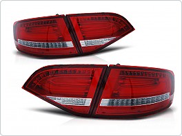 Zadní světla, světlomety, lampy Audi A4 B8 avant, 2008-2011, LED bar, červené, bílé LDAUA5