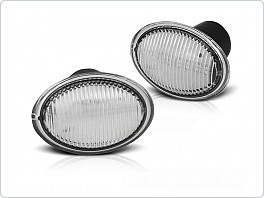 Boční blinkry, LED blikače pro Fiat 500 2007-, Ford KA 2008-, Lancia Ypsilon 2004-, bílé