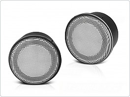 Přední LED blinkry s obrysovým světlem Jeep Wrangler JK, 2007-2018, bílé