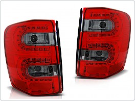 Zadní světla LED, Jeep Grand Cherokee, 1999-2005, červené, kouřové LDCH09