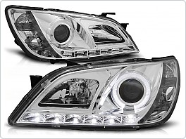 Přední světla Lexus IS, 1998-2005, LED Daylight, chrom LPLE01