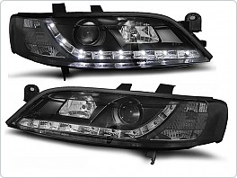 Přední světlomety, světla, lampy Opel Vectra B, 1995-1998, LED Daylight, černé black LPOP54