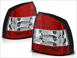 Zadní světla, lampy LED Opel Astra G, 1998-2004, čiré, červené LDOP06