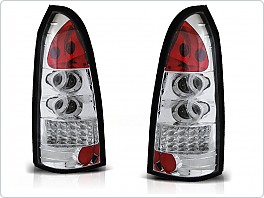 Zadní světla, lampy LED Opel Astra G combi, 1998-2004, čiré, chrom LDOP08