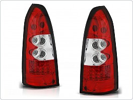 Zadní světla, lampy LED Opel Astra G combi, 1998-2004, čiré, červené LDOP09