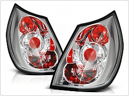 Zadní světla, lampy Renault Scenic , 2003-2005, čiré, chrom LTRE21