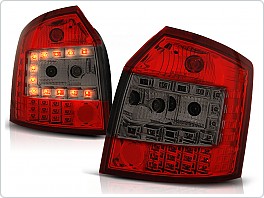 Zadní světlomety, světla, lampy LED Audi A4, 2001-2004, combi, kouřové, červené LDAU35