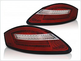 Zadní světla LED BAR Porsche Boxter 987 2005-2008 červená