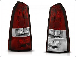 Zadní světlomety, lampy Ford Focus 1 COMBI, 1998-2004, čiré, červené LTFO11