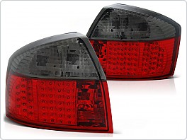 Zadní světla, lampy LED Audi A4, 2001-2004, sedan, kouřové, červené LDAU80