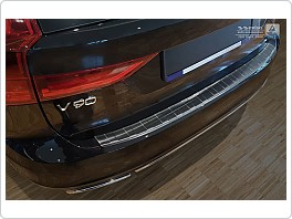 Kryt zadního nárazníku, NEREZ AVISA, VOLVO V90 2016- (COMBI, TMAVÁ, MATNÁ)