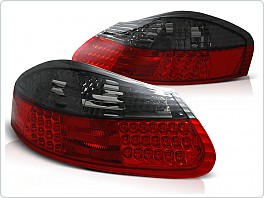 Zadní světla, lampy LED Porsche Boxster, 1996-2004, kouřové, červené LDPO06