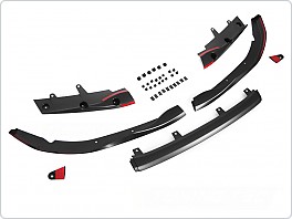 Spoiler pod přední nárazník BMW G22, G23 2020-, matně černý, performance style