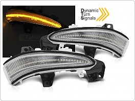 Boční blinkry na zpětná zrcátka, Lexus RX III, 2009-2015, LED, SEQ, bílé