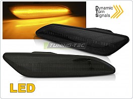 Boční blinkry Alfa Romeo 156/147 2005-2010, LED SEQ, kouřové