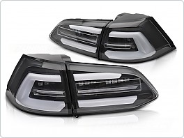 Zadní LED světla, světlomety, lampy VW Golf 7, 2013-2017 kombi, SEQ, černé