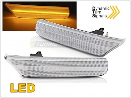 Boční LED dynamické blinkry, Porsche 911 (996), Boxster (967), bílé