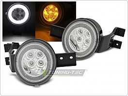 Přední LED blinkry Mini Cooper R50, R52, R53, 2001-2006, čiré