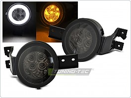 Přední LED blinkry Mini Cooper R50, R52, R53, 2001-2006, kouřové