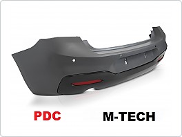 Zadní nárazník BMW F20, F21 LCI 2015-2018, PDC, SPORT STYLE