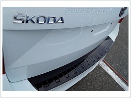 Kryt zadního nárazníku, černý lesk, typ U,  Škoda Octavia 3 COMBI