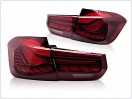 Zadní OLED světla, světlomety, lampy BMW F30, 2011-2018, červená