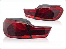 Zadní OLED světla, světlomety, lampy BMW F32, F33, F36, F82, F83, 2013-2021, SEQ, červené