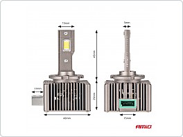 LED žárovky D3S, 6500K, Canbus, XD serie