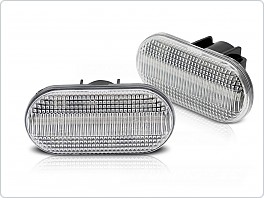 Boční LED dynamické blinkry Renault Clio II, 1998-2005, bílé