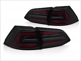 Zadní LED světla, světlomety, lampy VW Golf VII, 2013-2017 SW, SEQ, černé kouřové