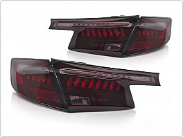 Zadní LED světla, světlomety, lampy Honda Civic XI 2021- hatchback, červené kouřové